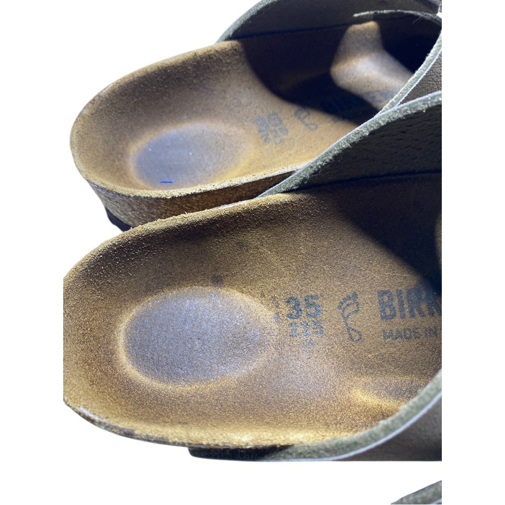 Birkenstock Kids Sandals in Olive Brown - Picture 8 of 10